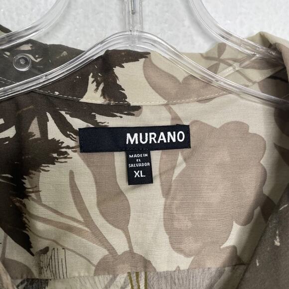 Murano Mens Shirt Size XL Short Sleeve Button Down Casual Lightweight Collared - Picture 2 of 16